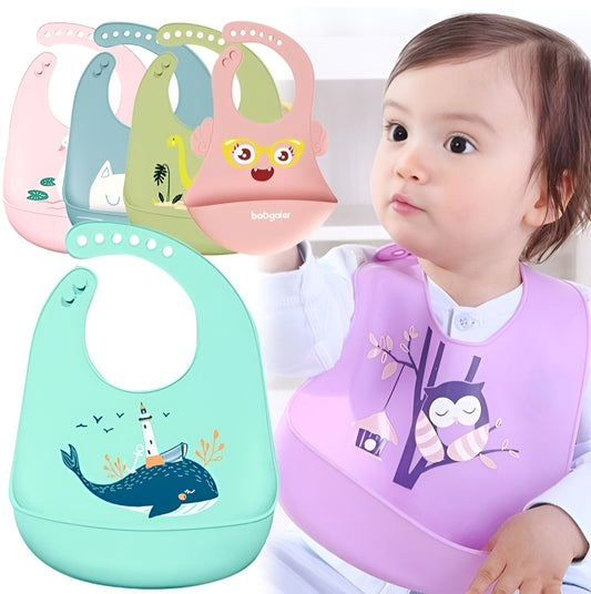 Waterproof Baby Silicone Bibs
